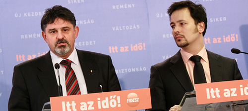 Sajtótájékoztató György István és Schneller Domonkos