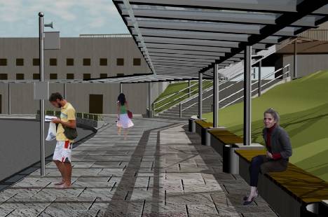 Megújult Újpest-Városkapu Volánbusz-végállomás