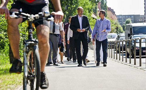 700 millió forintból, hat helyszínen épül kerékpárút Budapesten