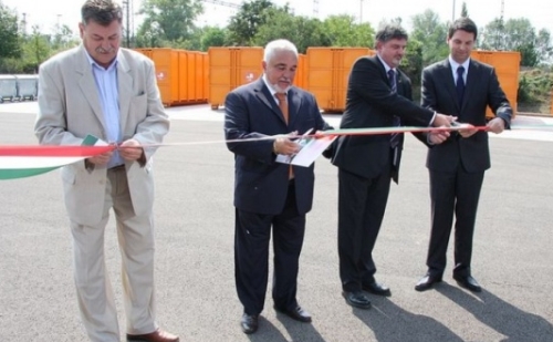 Ultramodern hulladékudvart avattak a XXII. kerületben