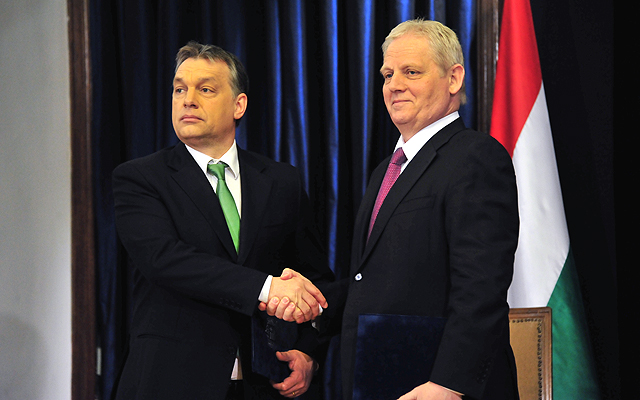 Orbán Viktor miniszterelnök és Tarlós István főpolgármester