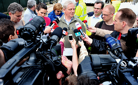 Tarlós István:  A védművek építése megfelelő ütemben halad