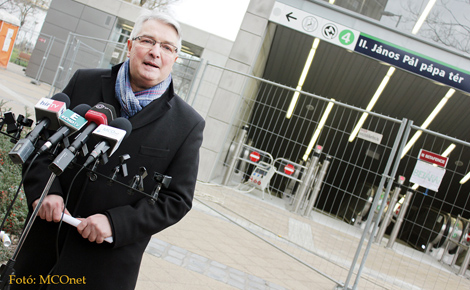 A 4-es metró engedélyezési eljárásáról beszélt Pesti Imre