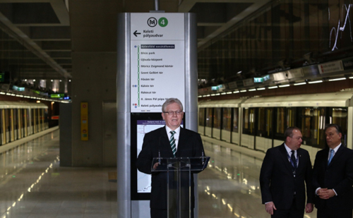 Magyarország utóbbi évtizedeinek egyik legnagyobb beruházását adták át Budapesten