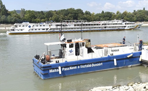 Környezetkímélő hulladékgyűjtés a Dunán