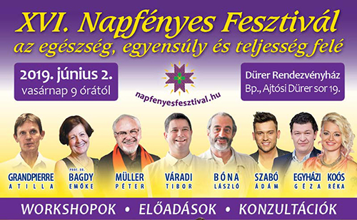 XVI. Napfényes Fesztivál – A testi-lelki-szellemi egészségért