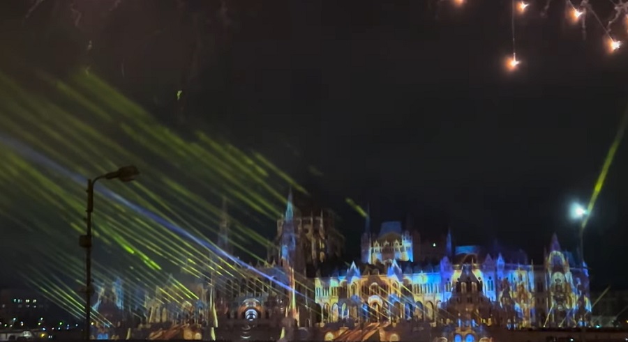 Tűzijáték Budapesten 2024 augusztus 20-án
